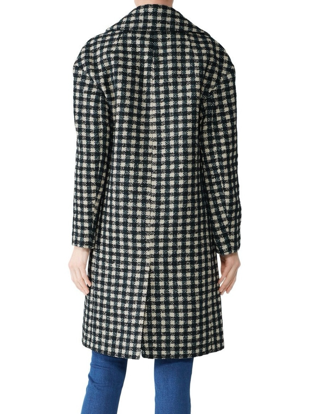 J. Crew Oversized Topcoat in Houndstooth Tweet size 14 - Picture 3 of 11